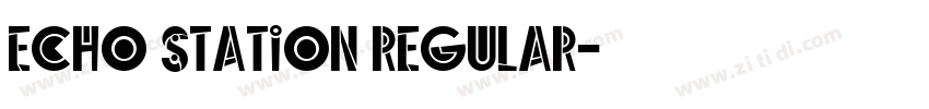 Echo Station Regular字体转换